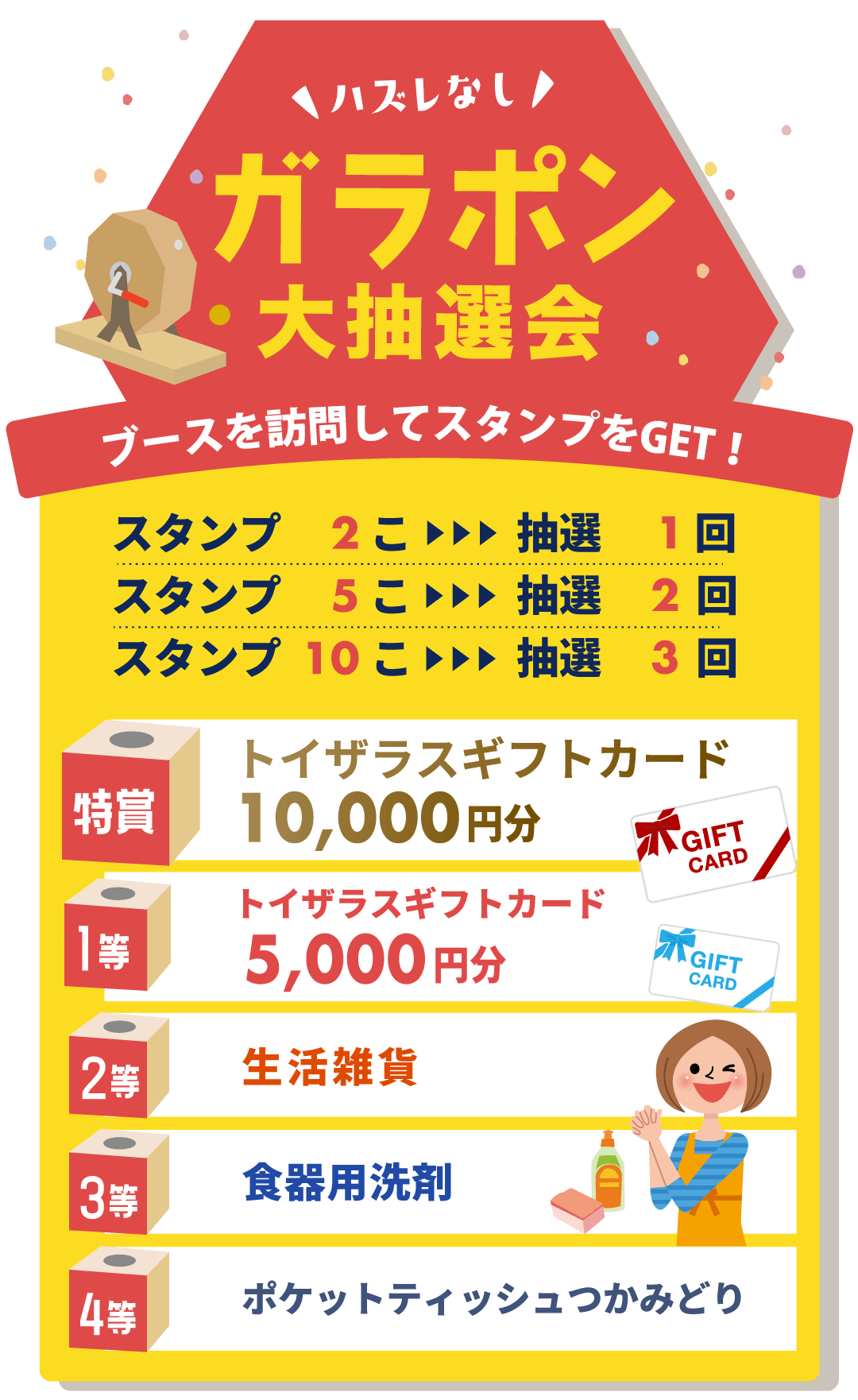 ガラポン抽選会画像